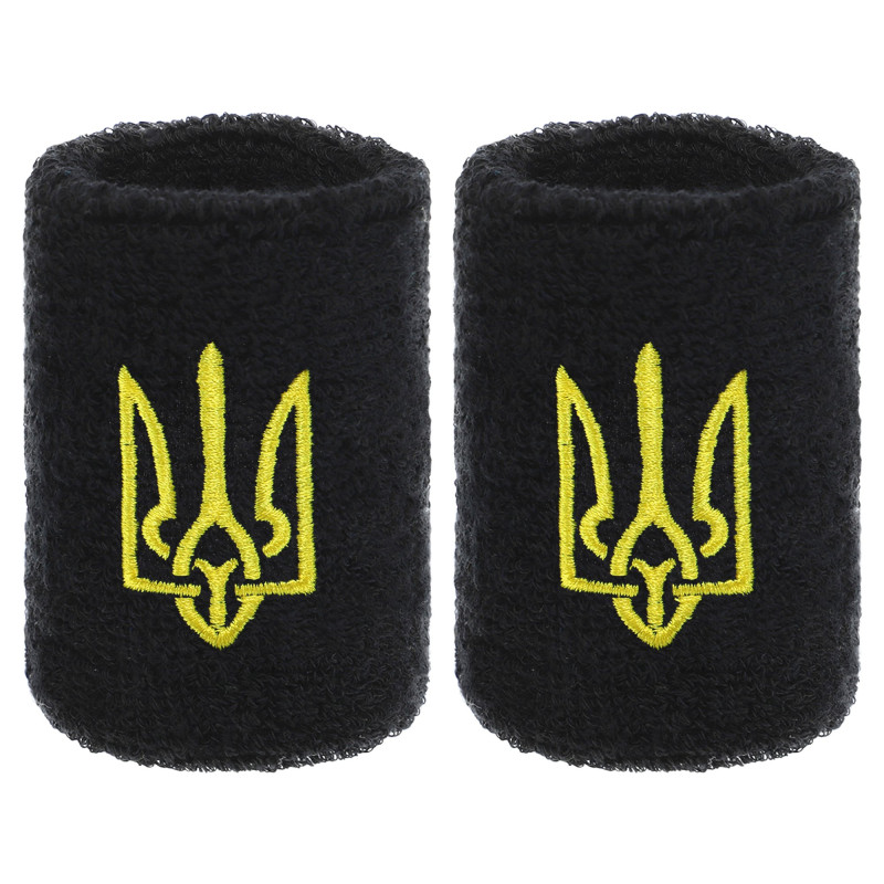 Напульсник спортивний махровий вбираючий вологу Герб України BC-9280 1шт кольори в асортименті