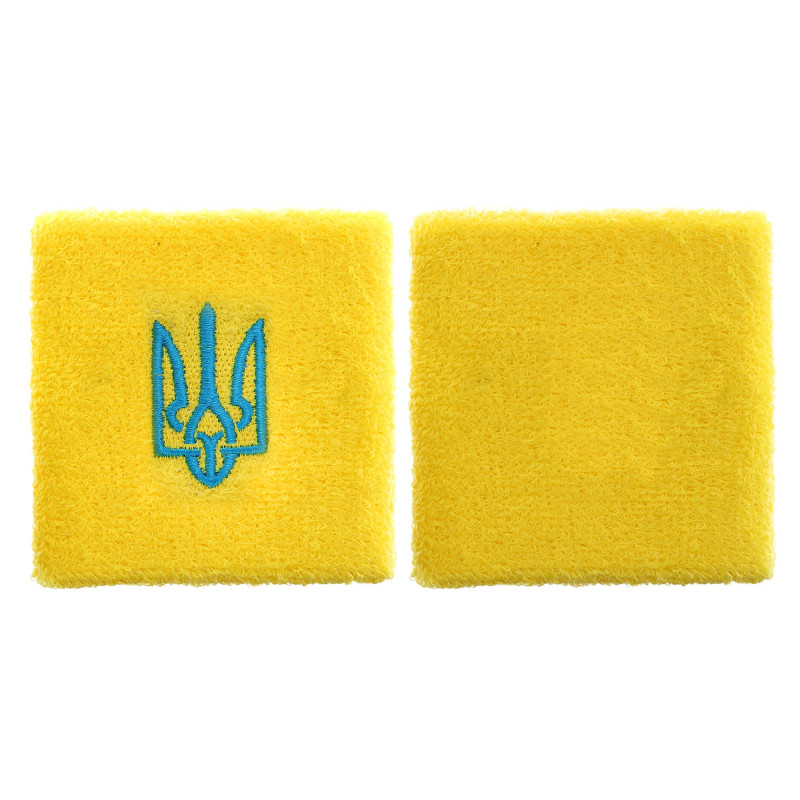 Напульсник спортивний махровий вбираючий вологу Герб України BC-9280 1шт кольори в асортименті