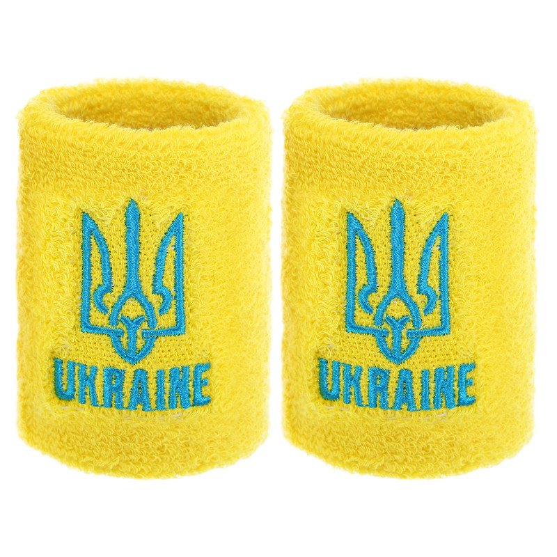 Напульсник спортивний махровий вбираючий вологу UKRAINE BC-9282 1шт кольори в асортименті
