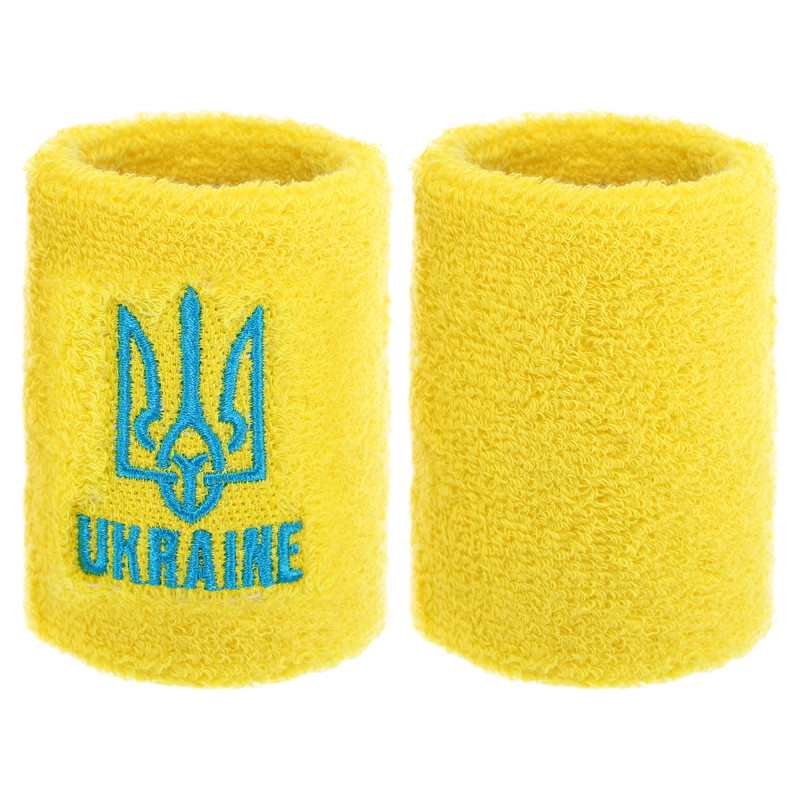 Напульсник спортивний махровий вбираючий вологу UKRAINE BC-9282 1шт кольори в асортименті