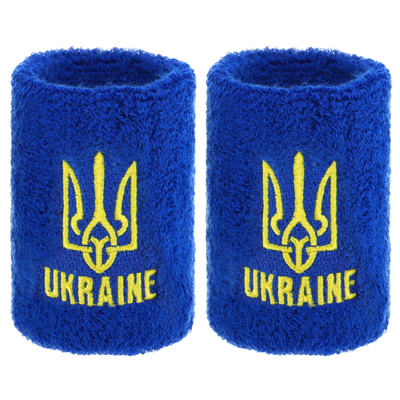 Напульсник спортивний махровий вбираючий вологу UKRAINE BC-9282 1шт кольори в асортименті