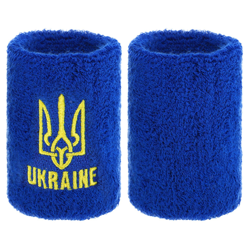 Напульсник спортивний махровий вбираючий вологу UKRAINE BC-9282 1шт кольори в асортименті