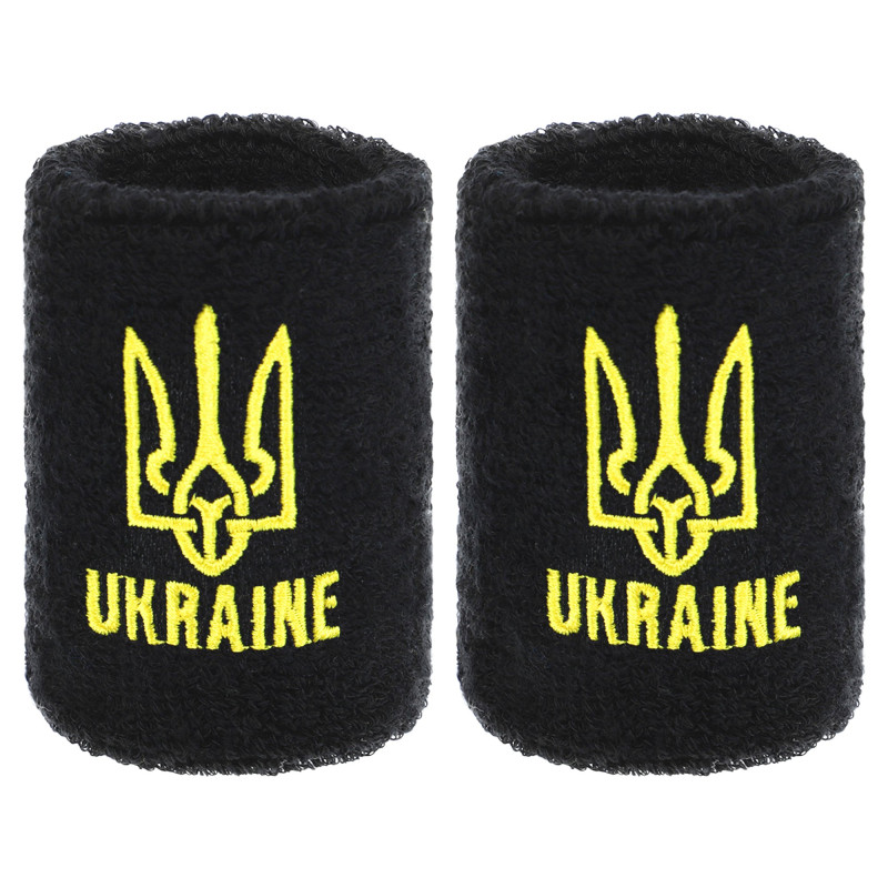 Напульсник спортивний махровий вбираючий вологу UKRAINE BC-9282 1шт кольори в асортименті