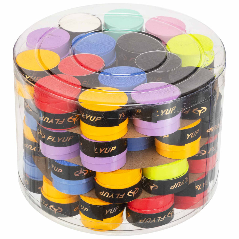 Обмотка на ручку ракетки для бадмінтону Grip SPOINT I LOVE SPORT BD-4573 I LOVE SPORT 60шт різнокольоровий