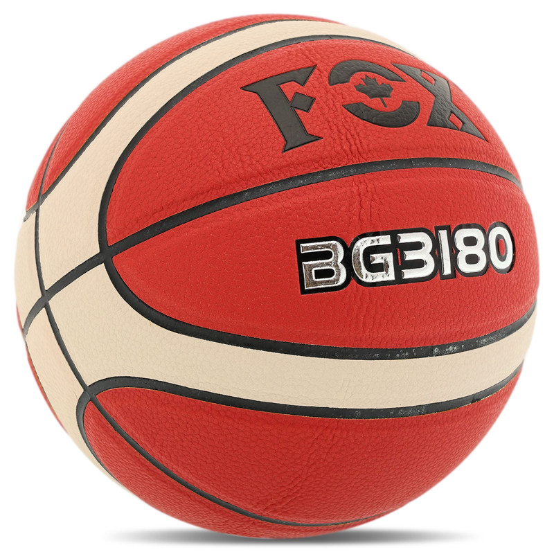 М'яч баскетбольний FOX BG3180 №7 PU коричневий