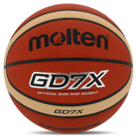 М'яч баскетбольний MOLTEN BGD7X розмір 7 помаранчевий