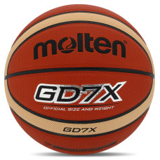М'яч баскетбольний MOLTEN BGD7X розмір 7 помаранчевий