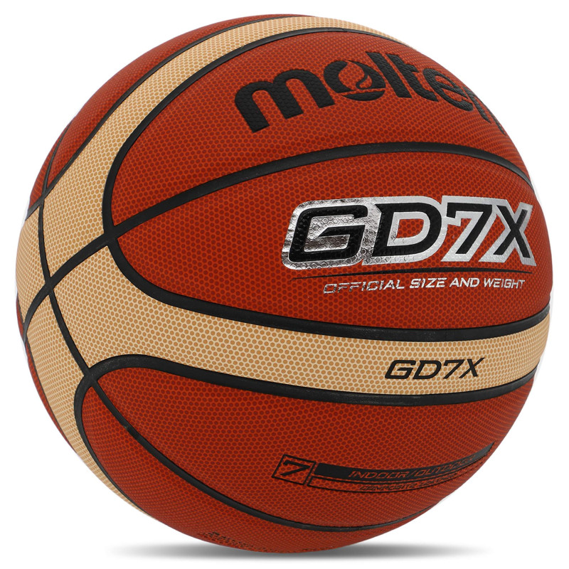 М'яч баскетбольний MOLTEN BGD7X розмір 7 помаранчевий