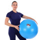 Фітбол м'яч для фітнесу глянцевий BODY SCULPTURE BJBB-001TBL-26N ø65см синій