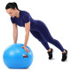 Фітбол м'яч для фітнесу глянцевий BODY SCULPTURE BJBB-001TBL-26N ø65см синій