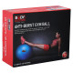 Фітбол м'яч для фітнесу глянцевий BODY SCULPTURE BJBB-001TBL-30N ø75см синій