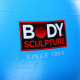 Фітбол м'яч для фітнесу глянцевий BODY SCULPTURE BJBB-001TBL-30N ø75см синій