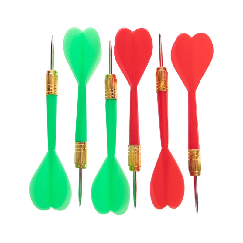 Дартс із Флока Flocked 6 дротиків і мішень Baili BL-15115 15
