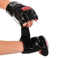 Рукавиці для змішаних єдиноборств MMA Zelart BO-0397 XS-2XL кольори в асортименті