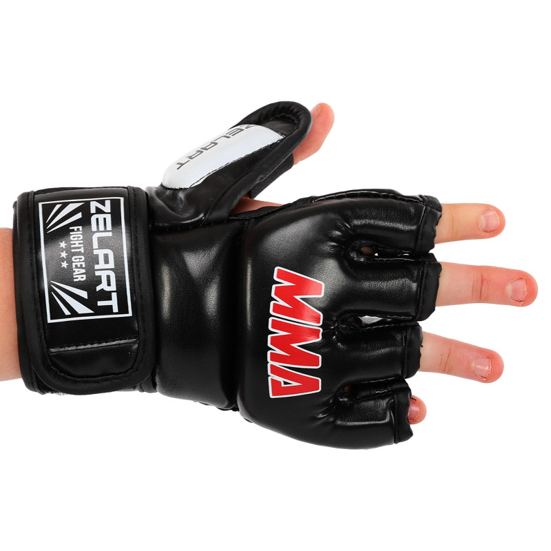 Рукавиці для змішаних єдиноборств MMA Zelart BO-0397 XS-2XL кольори в асортименті