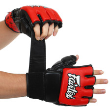 Рукавиці для змішаних єдиноборств MMA FARTEX BO-0582 S-XL кольори в асортименті