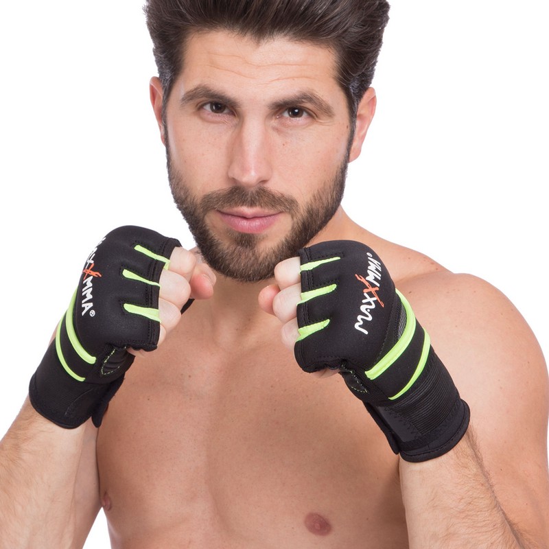 Швидкі бинти внутрішні рукавички мітенки MAXXMMA BO-0840 S-XL кольори в асортименті