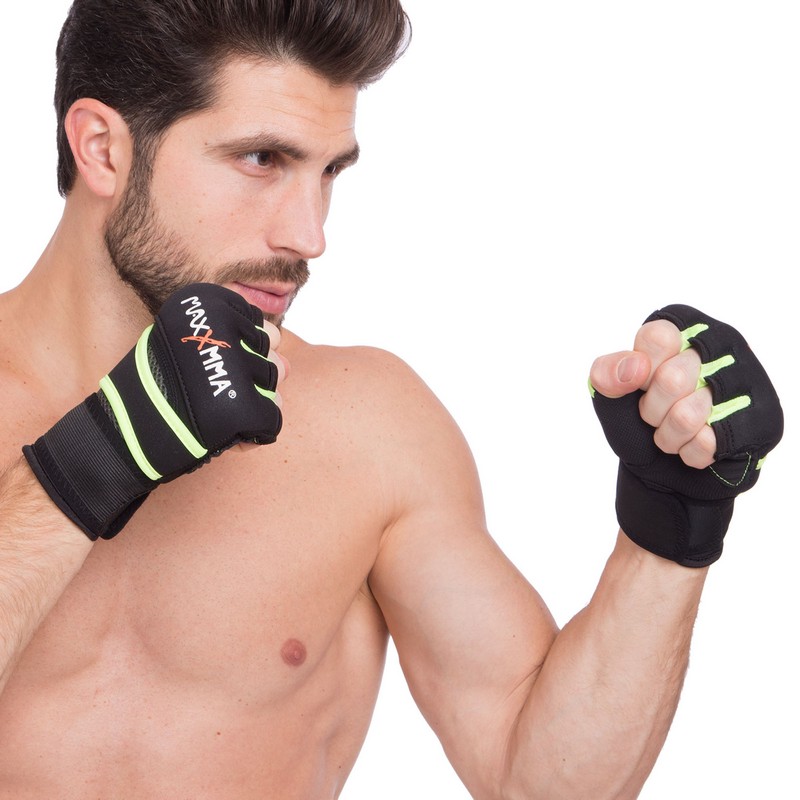 Швидкі бинти внутрішні рукавички мітенки MAXXMMA BO-0840 S-XL кольори в асортименті