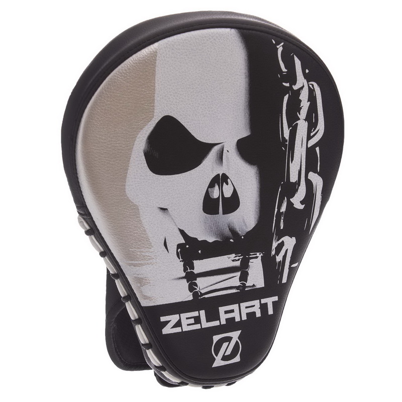 Лапа боксерська вигнута тренувальна PU ZELART BO-1317 25x19x4см 2штуки кольори в асортименті