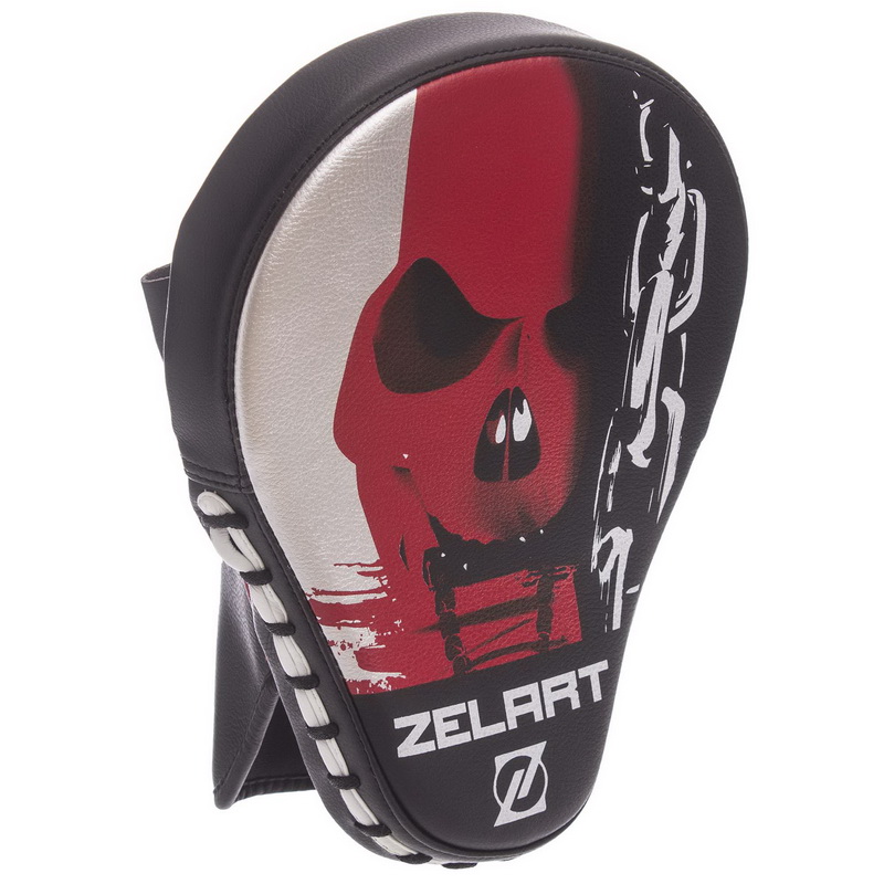 Лапа боксерська вигнута тренувальна PU ZELART BO-1317 25x19x4см 2штуки кольори в асортименті