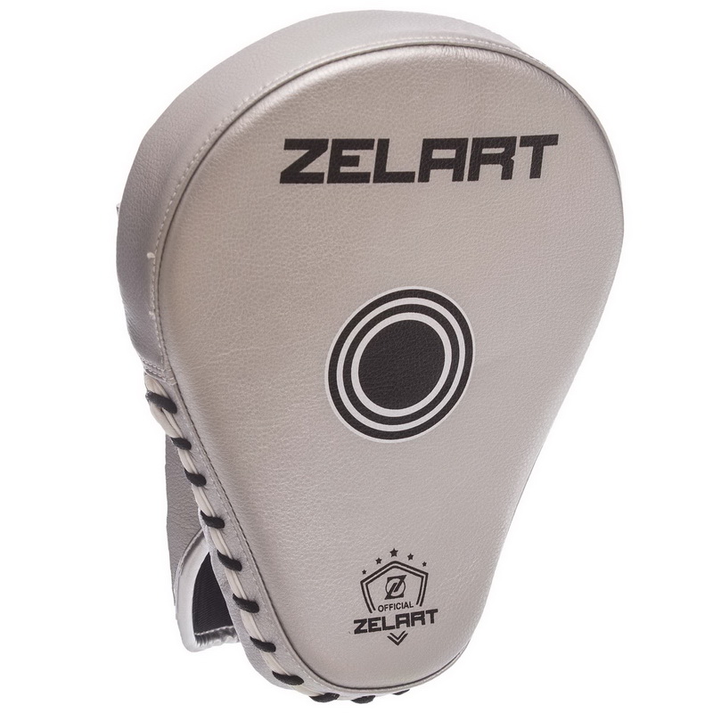 Лапа боксерська вигнута тренувальна PU ZELART BO-1350 25x19x4см 2штуки кольори в асортименті
