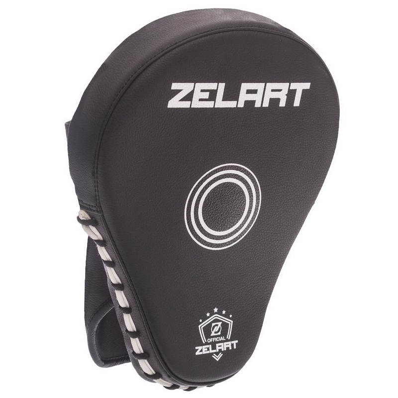Лапа боксерська вигнута тренувальна PU ZELART BO-1350 25x19x4см 2штуки кольори в асортименті