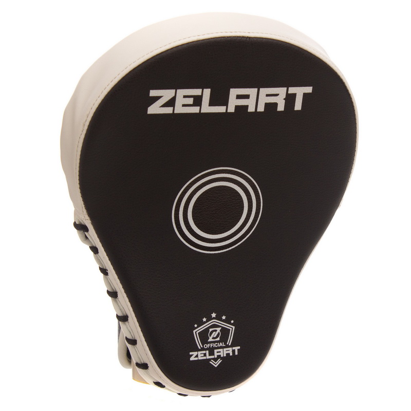 Лапа боксерська вигнута тренувальна PU ZELART BO-1387 26x19,5x7см 2штуки кольори в асортименті