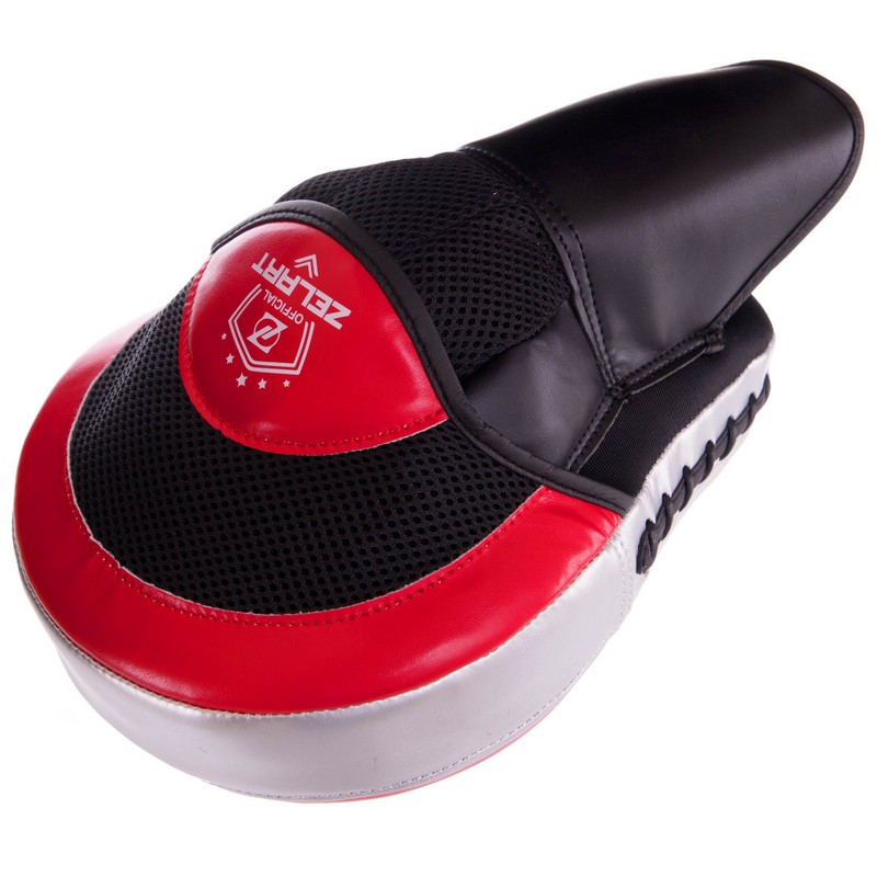 Лапа боксерська вигнута тренувальна PU BO-2885 25x18,5x4,5см 2штуки кольори в асортименті
