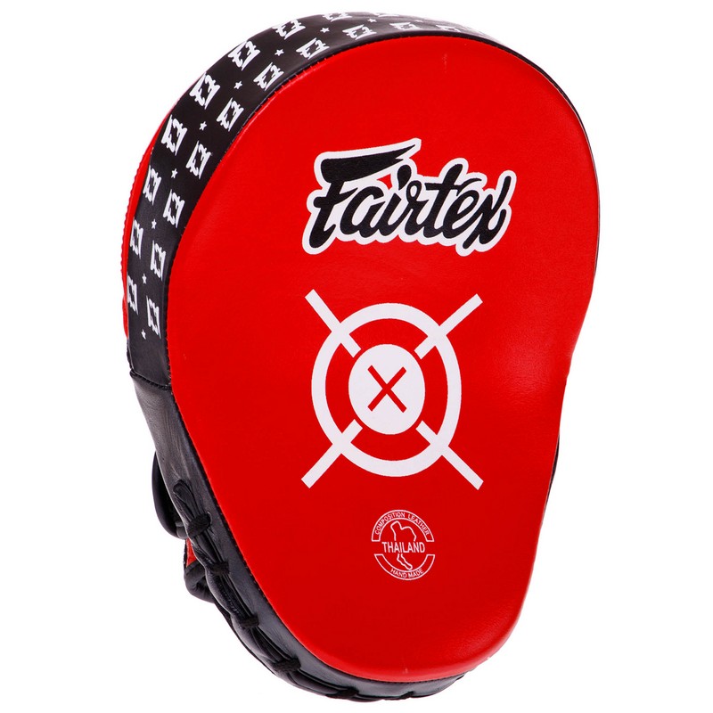 Лапа боксерська вигнута тренувальна шкіра FARTEX BO-3362 25x19x9см 2штуки кольори в асортименті