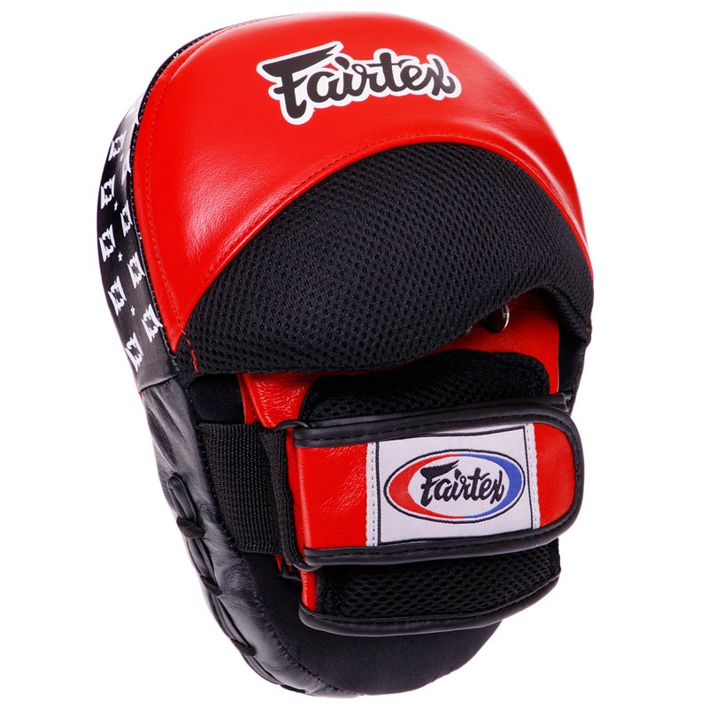 Лапа боксерська вигнута тренувальна шкіра FARTEX BO-3362 25x19x9см 2штуки кольори в асортименті