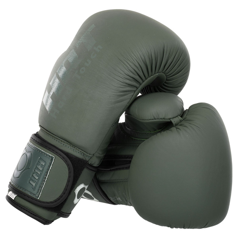 Боксерські рукавиці шкіряні HARD TOUCH BO-4230 10-14унцій кольори в асортименті