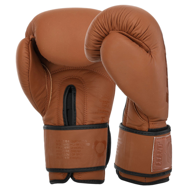 Боксерські рукавиці шкіряні HARD TOUCH BO-4230 10-14унцій кольори в асортименті
