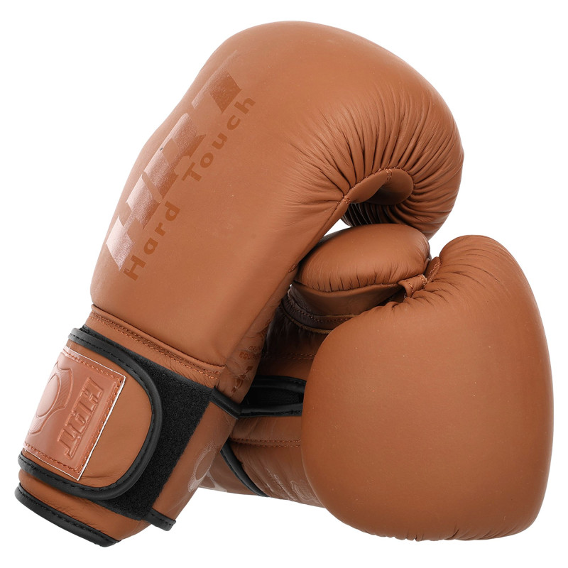 Боксерські рукавиці шкіряні HARD TOUCH BO-4230 10-14унцій кольори в асортименті