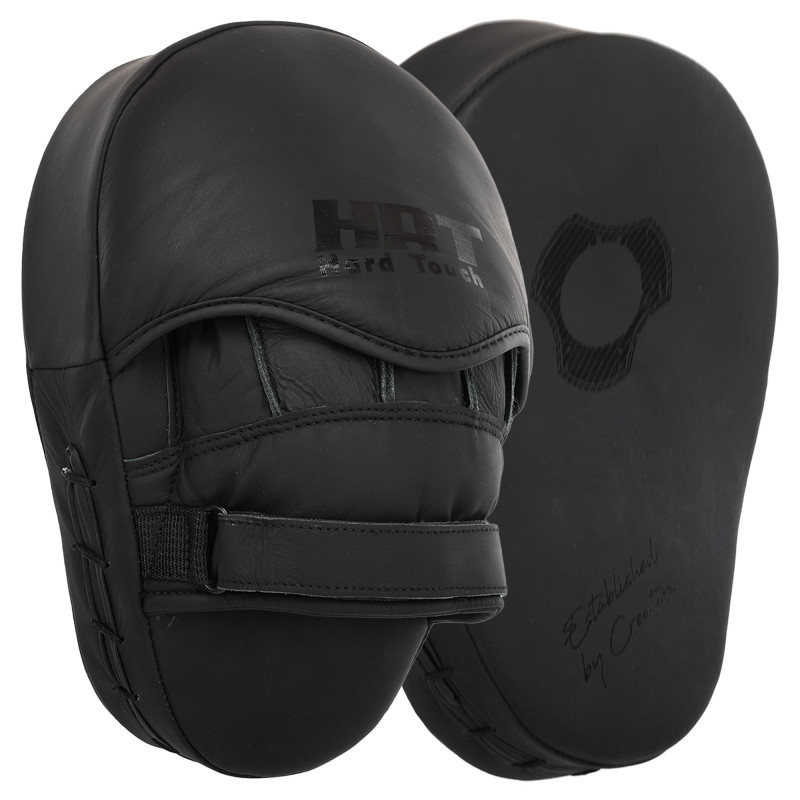 Лапа боксерська вигнута тренувальна шкіра HARD TOUCH BO-4231 19x5x25см 2штуки кольори в асортименті