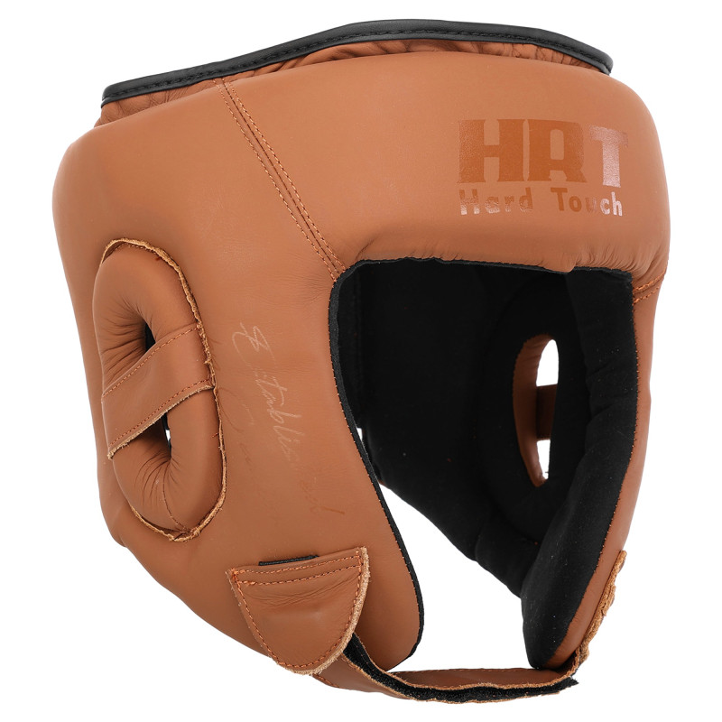 Шолом боксерський відкритий шкіряний HARD TOUCH BO-4232 S-XL кольори в асортименті