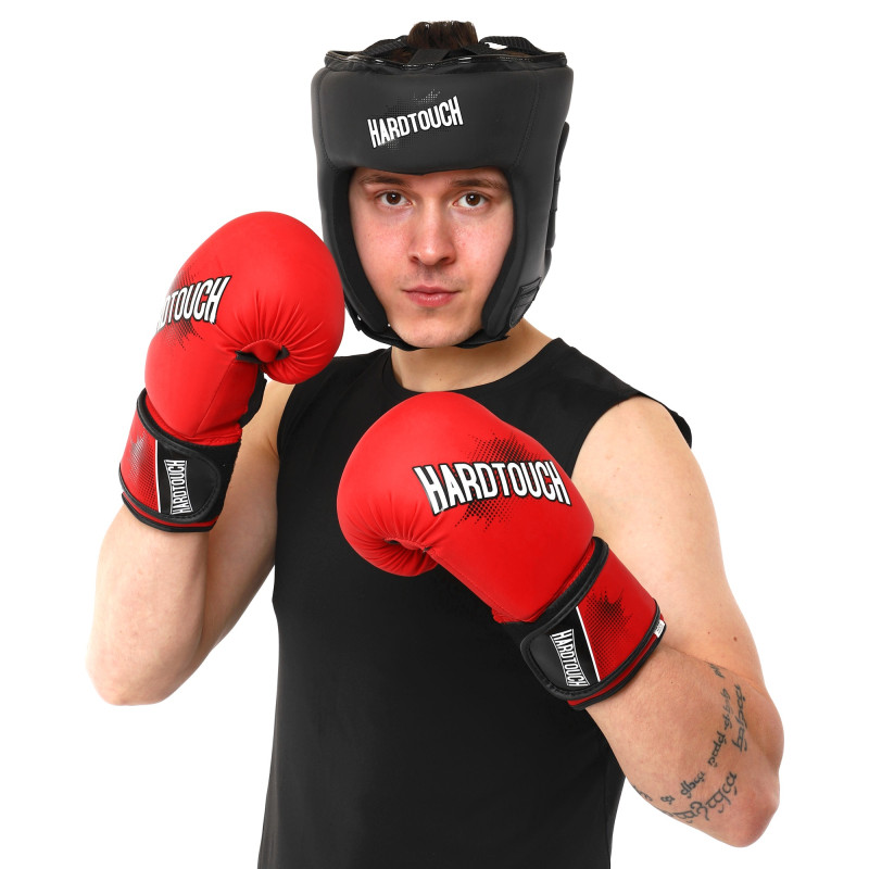 Боксерські рукавиці HARD TOUCH BO-4432 10-14 унцій кольори в асортименті