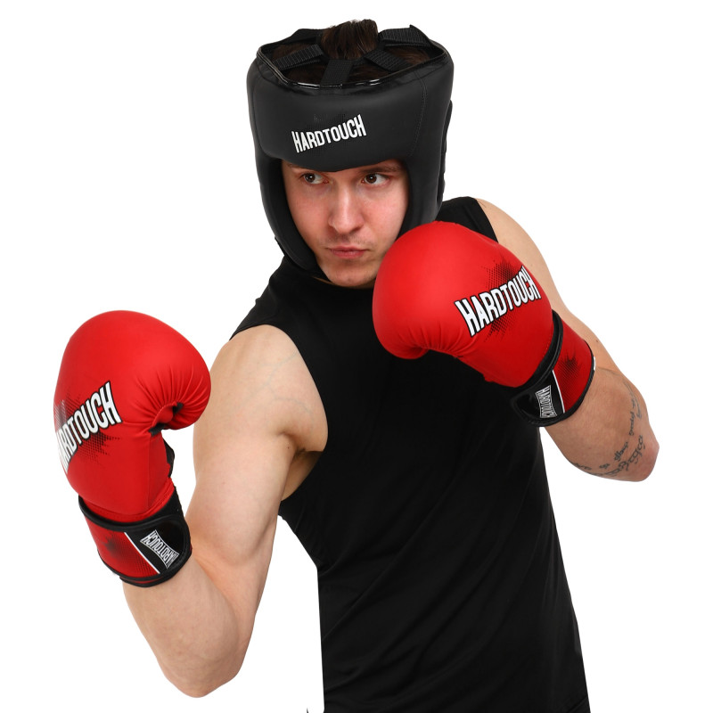 Боксерські рукавиці HARD TOUCH BO-4432 10-14 унцій кольори в асортименті