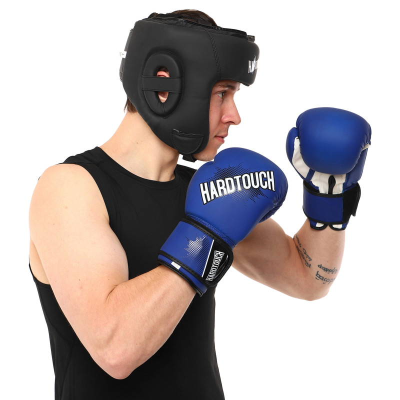 Боксерські рукавиці HARD TOUCH BO-4432 10-14 унцій кольори в асортименті