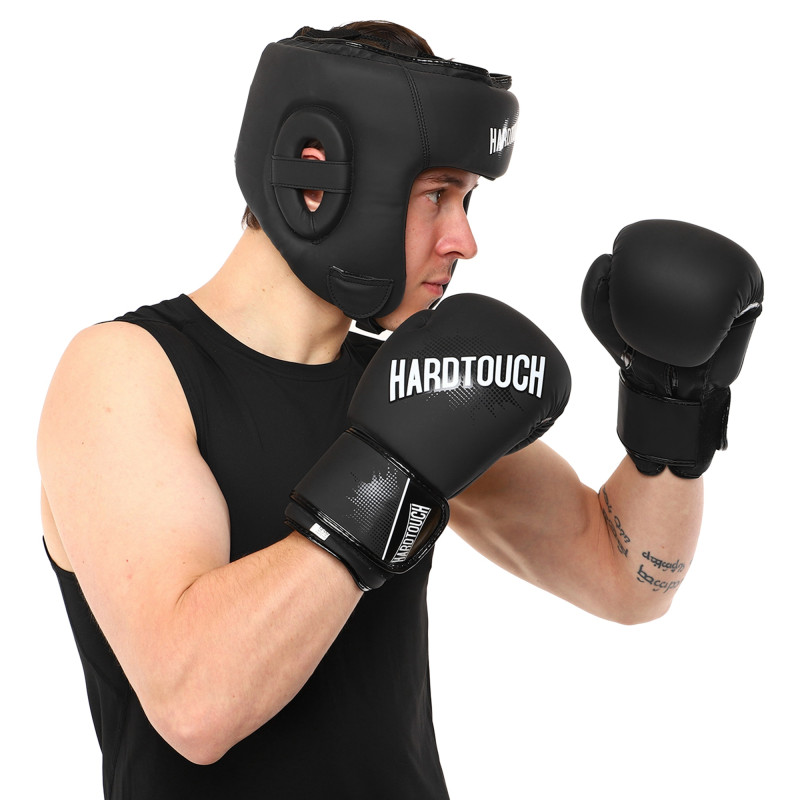 Боксерські рукавиці HARD TOUCH BO-4432 10-14 унцій кольори в асортименті