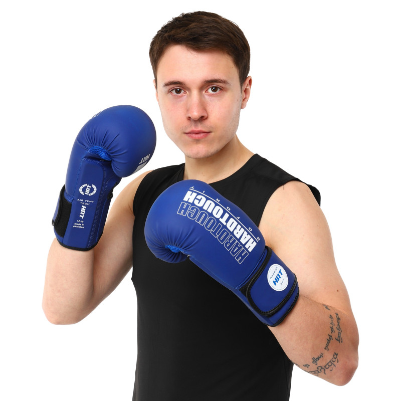 Боксерські рукавиці HARD TOUCH BO-4436 10-14 унцій кольори в асортименті