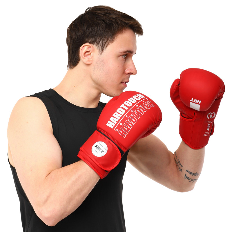 Боксерські рукавиці HARD TOUCH BO-4436 10-14 унцій кольори в асортименті