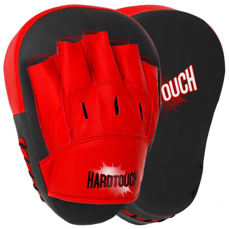 Лапа боксерська вигнута тренувальна PU HARD TOUCH BO-4457 2штуки кольори в асортименті