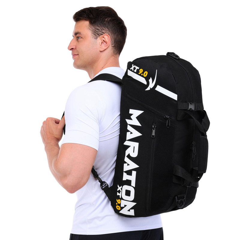 Рюкзак-сумка спортивна 2 в 1 MARATON BO-5112 55x30x25см чорний