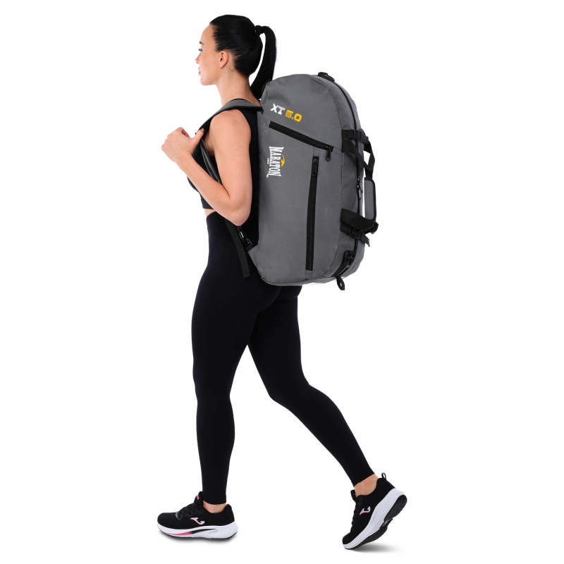 Рюкзак-сумка спортивна 2 в 1 MARATON BO-5116 55x30x25см сірий