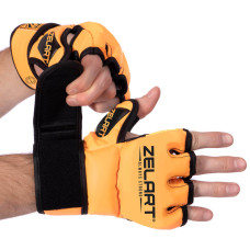Рукавиці для змішаних єдиноборств MMA Zelart BO-5699 XXS-L кольори в асортименті