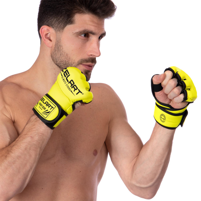 Рукавиці для змішаних єдиноборств MMA Zelart BO-5699 XXS-L кольори в асортименті