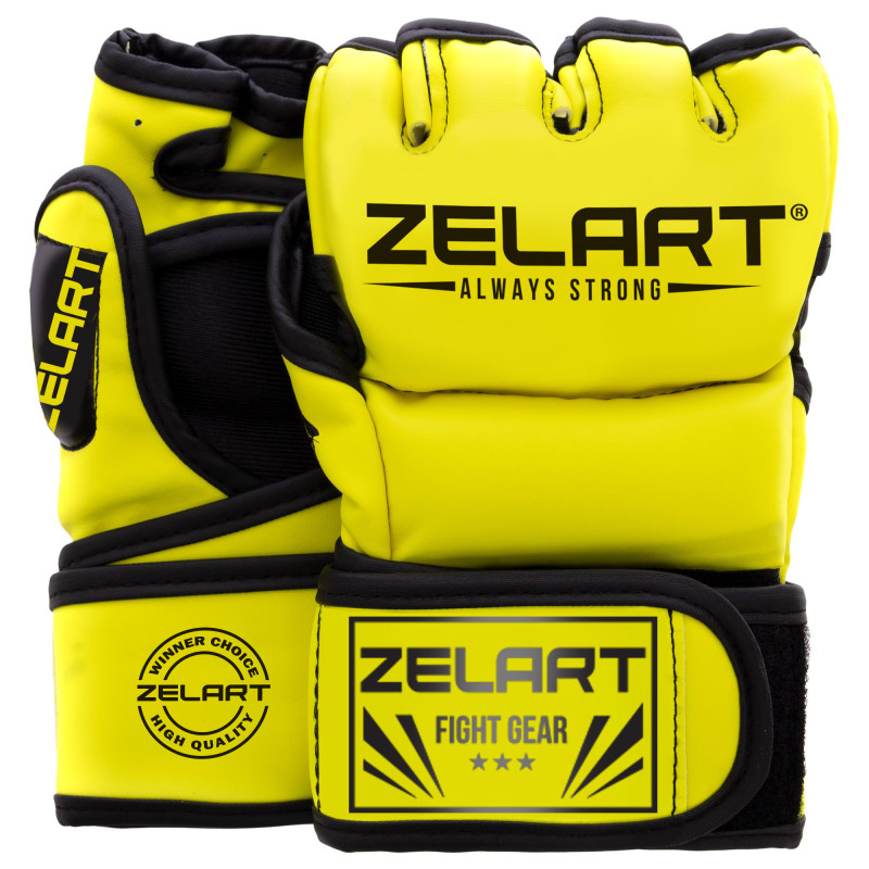 Рукавиці для змішаних єдиноборств MMA Zelart BO-5699 XXS-L кольори в асортименті