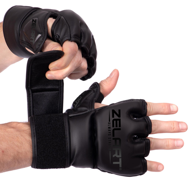 Рукавиці для змішаних єдиноборств MMA Zelart BO-5699 XXS-L кольори в асортименті