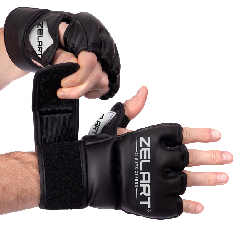 Рукавиці для змішаних єдиноборств MMA Zelart BO-5699 XXS-L кольори в асортименті