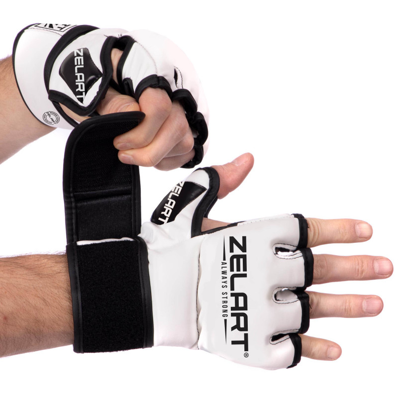 Рукавиці для змішаних єдиноборств MMA Zelart BO-5699 XXS-L кольори в асортименті